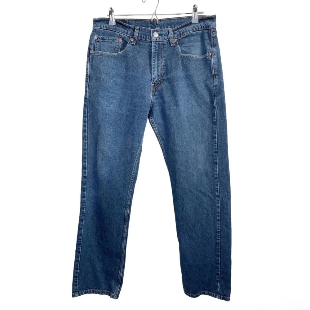 LEVIS 505 Vintage High Rise Straight Leg Jeans size 34x32